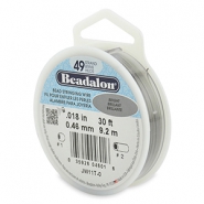 Beadalon filo infilaperle 49 fili diametro 0.46mm acciaio inossidabile brillante