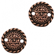Ciondoli di metallo TQ distanziatore a forma di moneta orientale 17 mm rame (privo di nichel)
