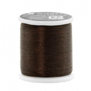Miyuki filo infilaperle marrone scuro