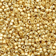 Perline Miyuki Delica 11/0 Duracoat galvanized gold DB-1832
