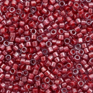 Perline Miyuki Delica 11/0 Cranberry lined luster crystal red DB-280