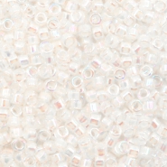 Perline Miyuki Delica 11/0 Pale peach lined AB crystal DB-52
