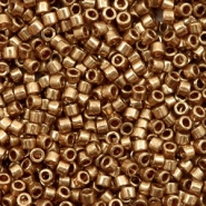 Perline Miyuki Delica 11/0 Gold luster dark topaz DB-115