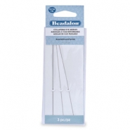 Beadalon aghi flessibili 12.7cm assortiti argento