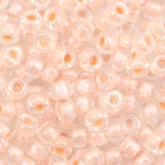 Rocailles Miyuki 6/0 Pearlized effect salmon pink 6-4604