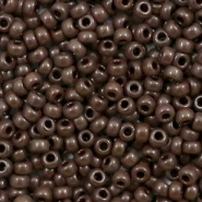 Rocailles Miyuki 8/0 Opaque chocolate brown 8 - 409