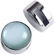 Bracciali Cuoio® Polaris Castone/passante Cuoio® per cuoio 8 mm e cabochon 12 mm