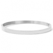 Bracciali in acciaio inossidabile argento