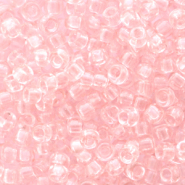 Rocailles Miyuki 8/0 Transparent light tea rose 8-155