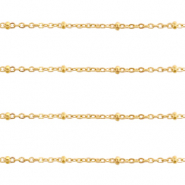 Componenti in acciaio inossidabile catena a rol&ograve; 2.0mm oro