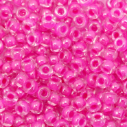 Rocailles Miyuki 8/0 Fuchsia lined crystal 8-209