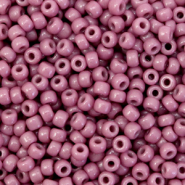 Rocailles Miyuki 8/0 Duracoat opaque hydrangea purple 8-4487