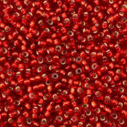 Rocailles Miyuki 11/0 Silverlined ruby red 11-11