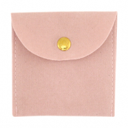 Sacchetto per gioielli rosa vintage