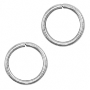 Componenti in acciaio inossidabile anellino apribile 11mm argento