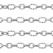 Componenti in acciaio inossidabile catena a rol&ograve; ovale anchor cable links argento