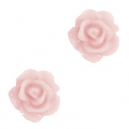 Perline rosa 10mm rosa vintage