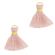 Nappine 1.5cm oro-rosa vintage