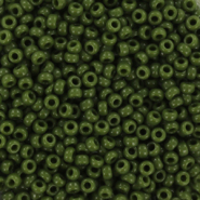 Rocailles Miyuki 11/0 Opaque avocado green 11-501