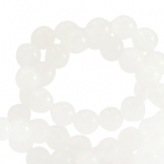 Perline in pietra naturale Quarzo 4mm bianco