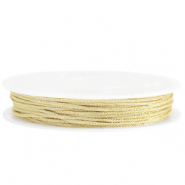 Coda di topo intrecciato 1mm oro-chiaro