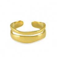 Anelli in acciaio inossidabile oro