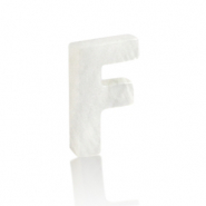 Pendenti di conchiglia prodotti speciali lettera F bianco (colore naturale)