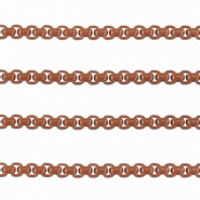 Catena a rol&ograve; 3mm marrone