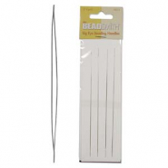 Beadsmith Aghi Infilaperle ad occhio grande 13cm argento