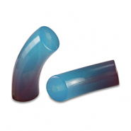 Perline in acrilico tubo blu
