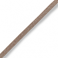 Nastro elastico in stile Ibiza oro rosa metallizzato