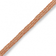 Nastro rosa fiorita di pesco-argento