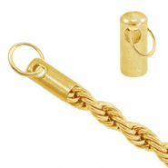 Componenti in acciaio inossidabile terminale per catena maglia corda oro