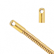 Componenti in acciaio inossidabile terminale per catena serpente &Oslash;2.5mm oro
