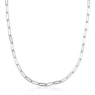 Collane in acciaio inossidabile maglia argento