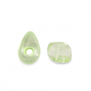 Perline in acrilico chips trasparente verde chiaro
