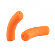 Perline in acrilico tubo opaca arancio neon