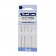 Beadalon ago flessibili 6.3cm assorti argento