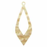 Pendenti in resina beige sabbia