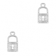 Metal TQ lat&oacute;n ciondoli chiusure argento