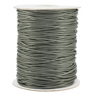Coda di topo intrecciato 1.5mm grigio scuro
