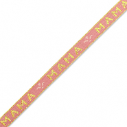 Nastro con testo "mama" rosa vintage-oro