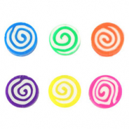 Perline di polimero il twist multicolore