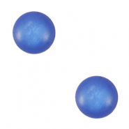 Cabochon Polaris 4mm soft SS16 "Pietra di nascita" shiny Dicembre blu cobalto chiaro