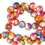 Perline di ceramica 6mm multicolor