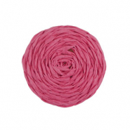 Pendenti in rafia 25mm fucsia