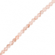 Perline di conchiglia tonda rosa
