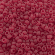 Rocailles Miyuki 8/0 Transparent matte ruby red 8-141F