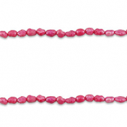 Perle di acqua dolce chicco di riso rosa
