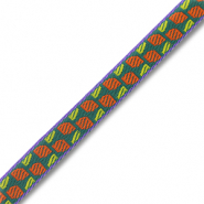 Nastro con testo verde-arancione-viola